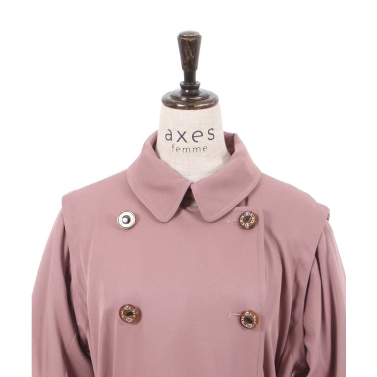 プリーツトレンチコート[品番：IGAW0003369]｜axes femme