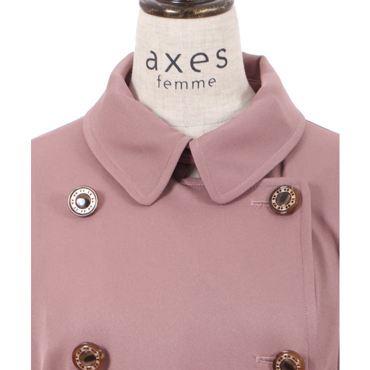 axes femme プリーツトレンチコート プリーツトレンチコート[品番：IGAW0003369]｜axes femme