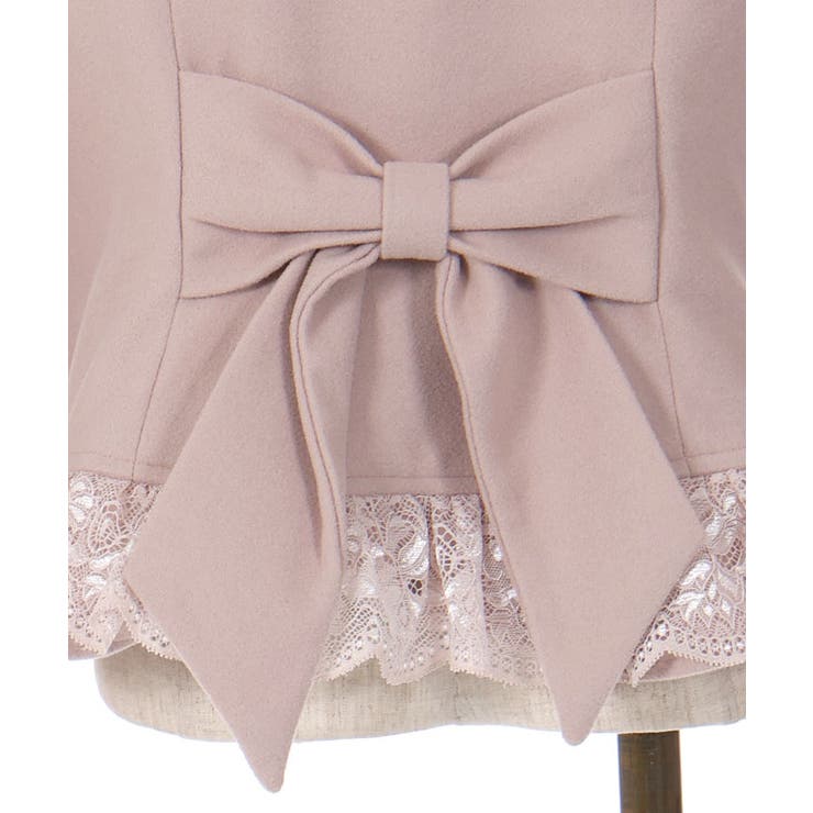 裾レースショートコート | axes femme | axes femme online shop