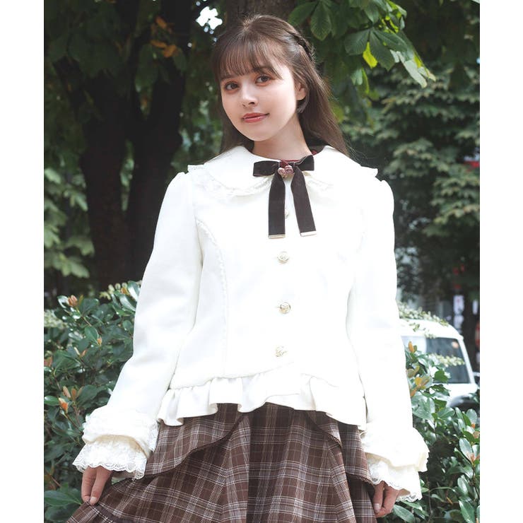 ローズリボン付フリルＣＯ | axes femme | 詳細画像8 