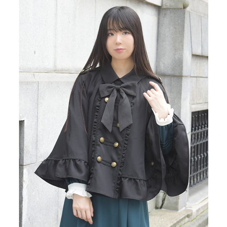 リボン付きナポレオンケープ | axes femme | 詳細画像16 