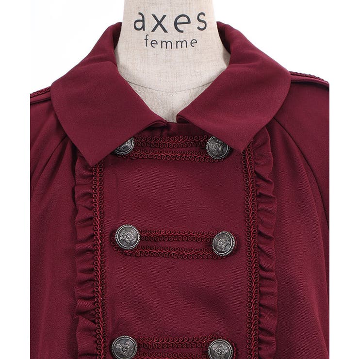 リボン付きナポレオンケープ | axes femme | 詳細画像24 