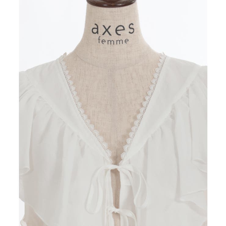 ボリュームフリルボレロ | axes femme | 詳細画像7 