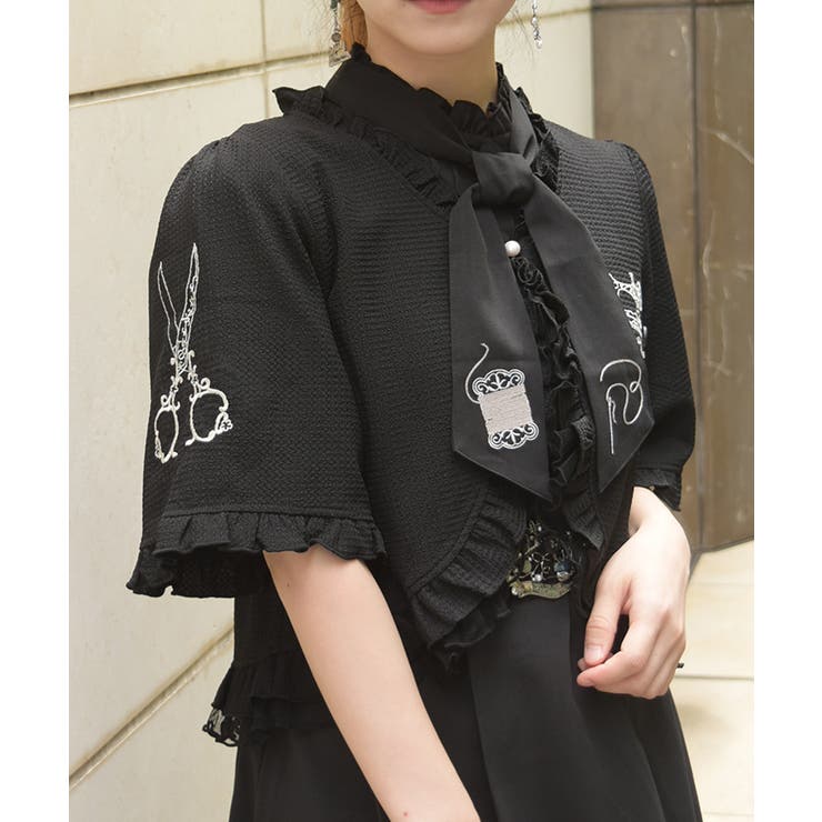 黒 | クチュリエールボレロ | axes femme