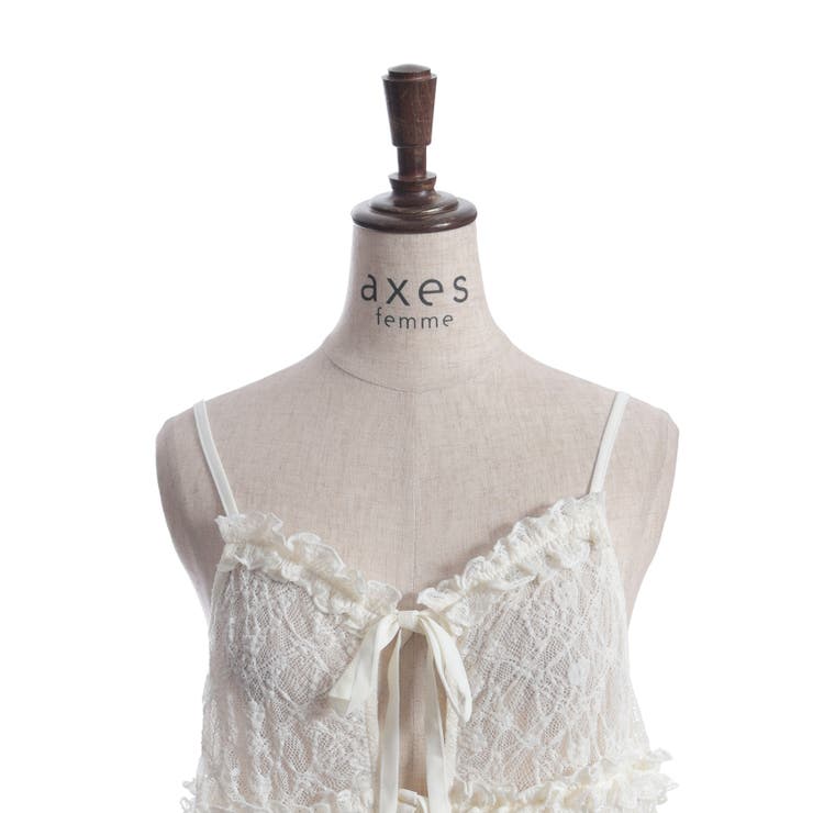 チュニック丈レースキャミ | axes femme | 詳細画像14 