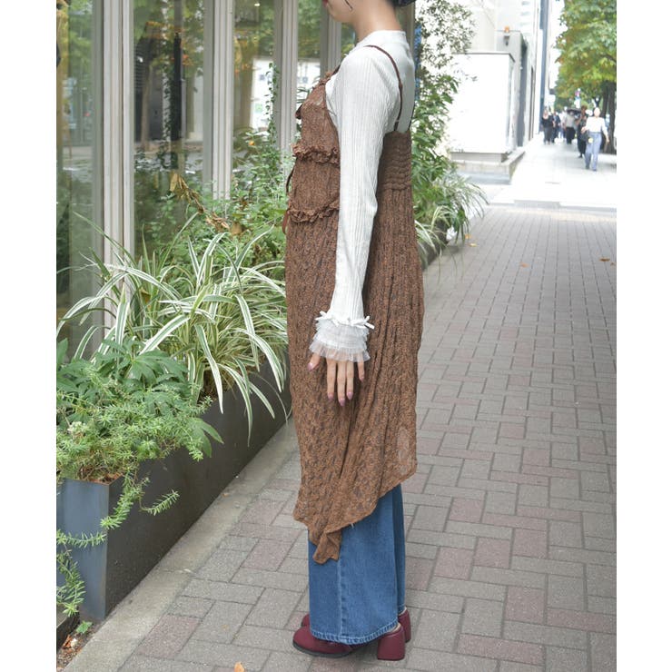 チュニック丈レースキャミ | axes femme | 詳細画像2 