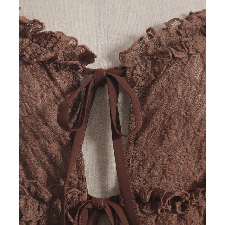 チュニック丈レースキャミ | axes femme | 詳細画像24 