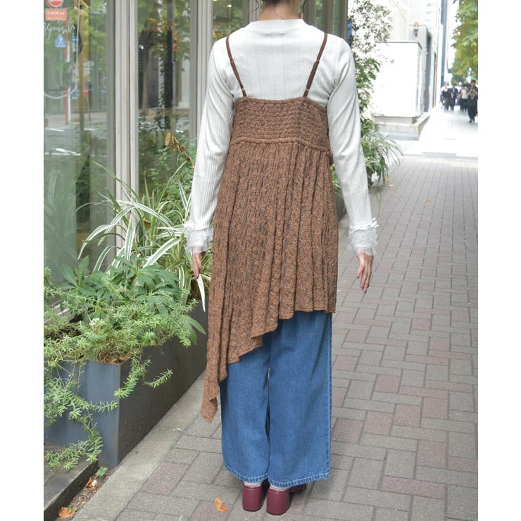 チュニック丈レースキャミ | axes femme | 詳細画像3 