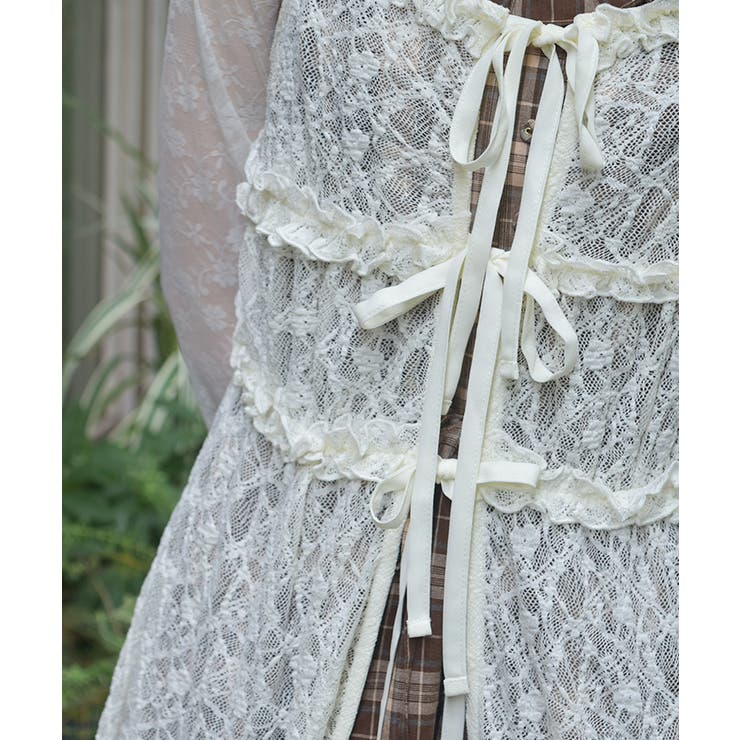 チュニック丈レースキャミ | axes femme | 詳細画像8 