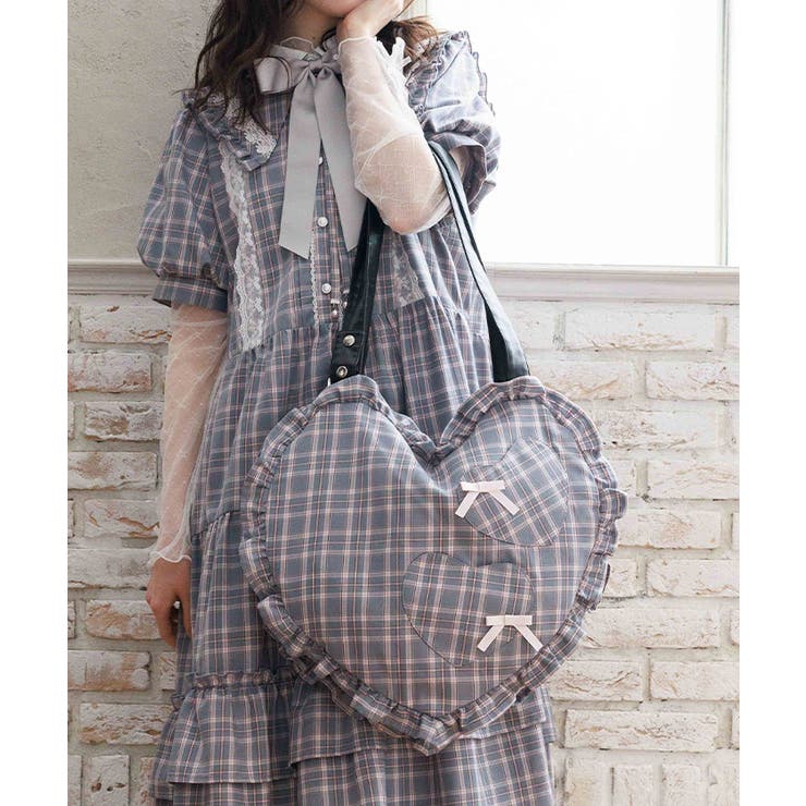 チェックハートバッグ | axes femme | 詳細画像1 