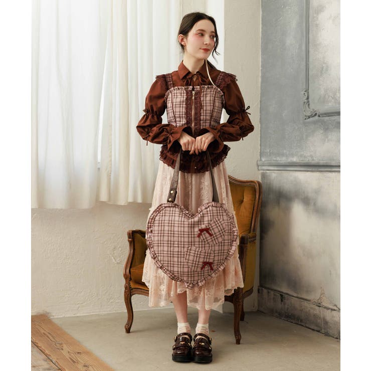 チェックハートバッグ | axes femme | 詳細画像3 