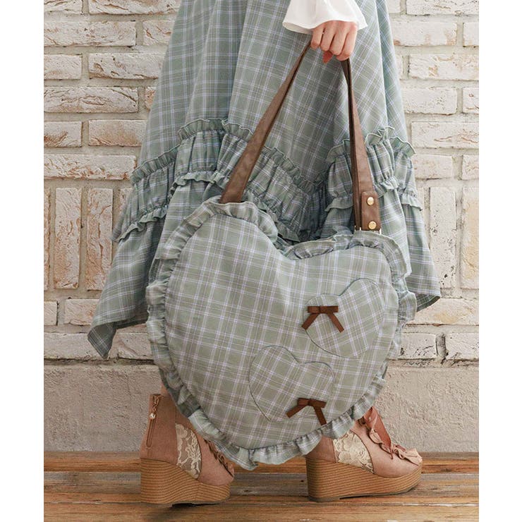 ミント | チェックハートバッグ | axes femme