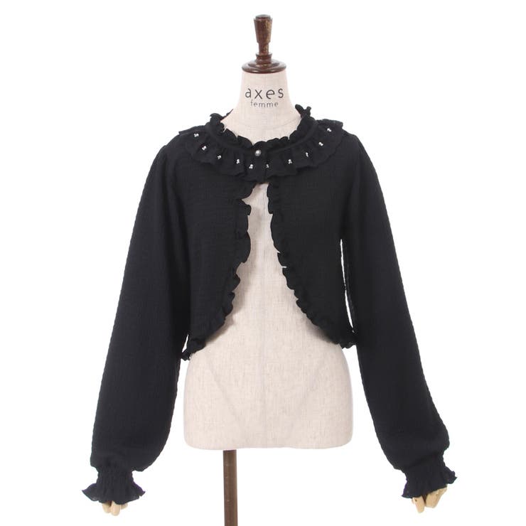 ぽこぽこフリルボレロ[品番：IGAW0003523]｜axes femme（アクシーズ