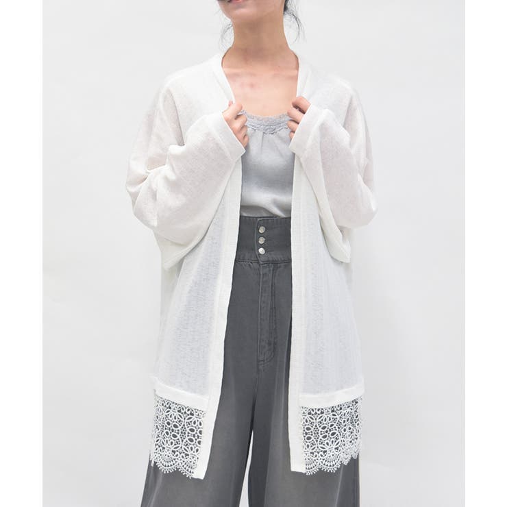 白 | ＵＶカットドルマンカーデ | axes femme