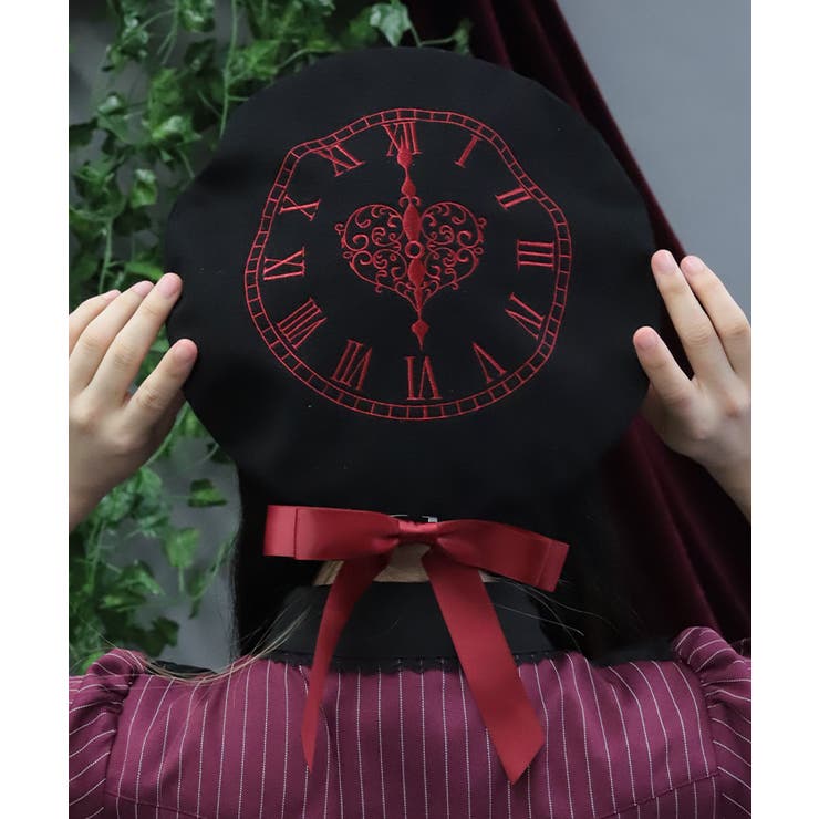 黒 | ダークワンダーランドベレー帽 | axes femme