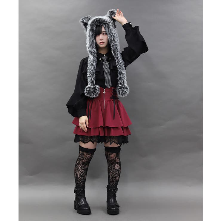 オオカミファーフード | axes femme | 詳細画像6 