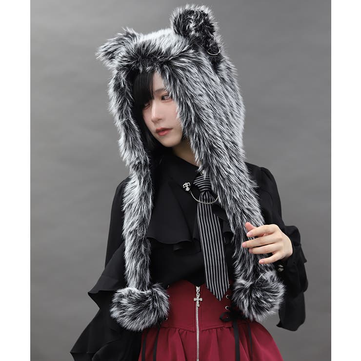 オオカミファーフード | axes femme | 詳細画像7 