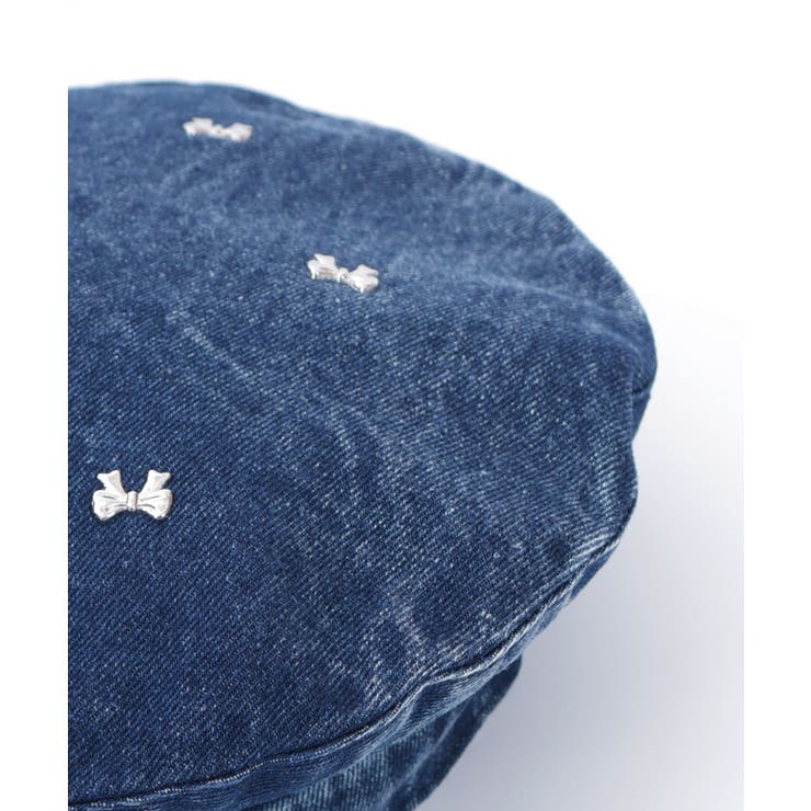 リボンパーツデニムベレー帽 | axes femme | 詳細画像12 
