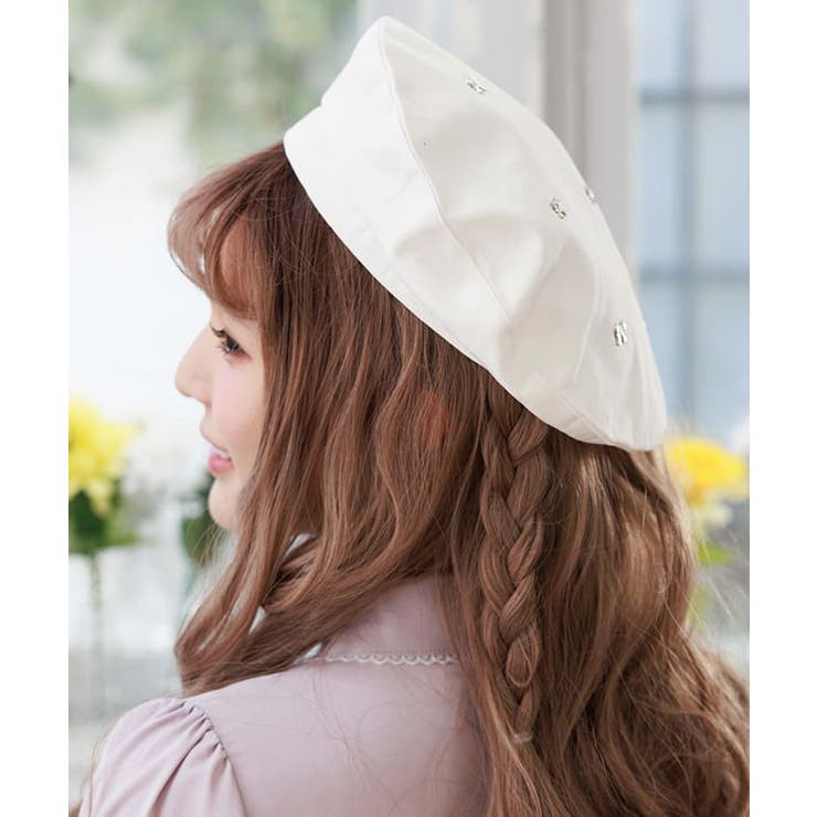 リボンパーツデニムベレー帽 | axes femme | 詳細画像2 