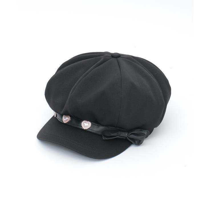 パーツ×リボン付キャスケット | axes femme | 詳細画像24 