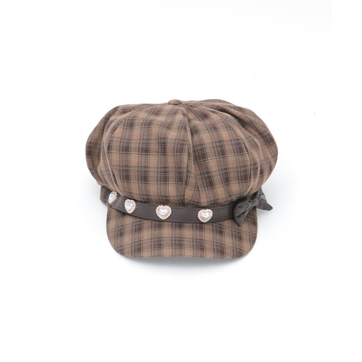 パーツ×リボン付キャスケット | axes femme | 詳細画像3 