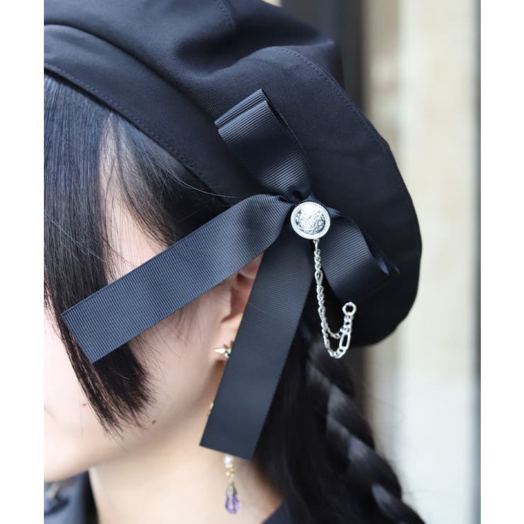 星モチーフ刺繍ベレー | axes femme | 詳細画像2