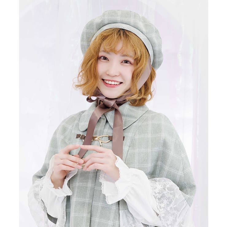 リボン×パール装飾ベレー | axes femme | 詳細画像3 