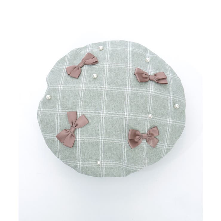 リボン×パール装飾ベレー | axes femme | 詳細画像4 