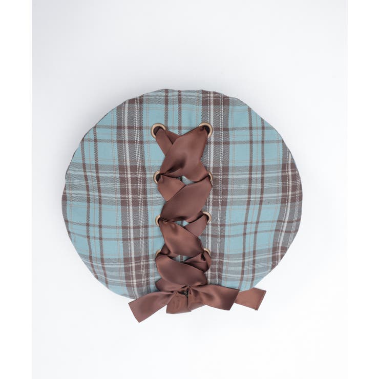 タータンチェックリボンベレー[品番：IGAW0006974]｜axes femme