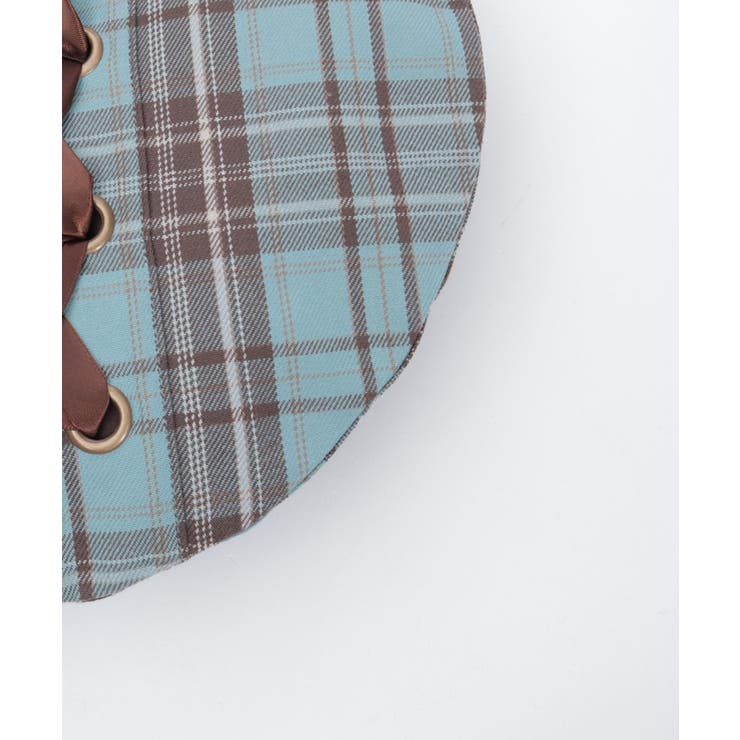 タータンチェックリボンベレー[品番：IGAW0006974]｜axes femme