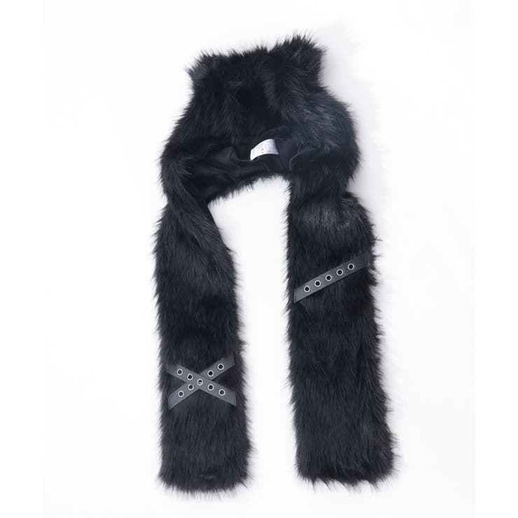 ネコミミファーフードマフラー | axes femme | 詳細画像14 