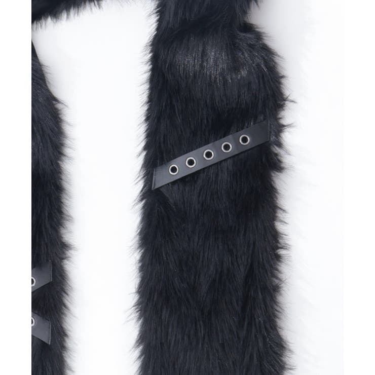 ネコミミファーフードマフラー | axes femme | 詳細画像15 