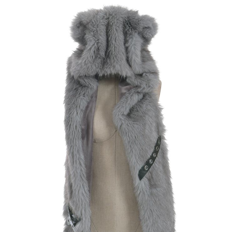 ネコミミファーフードマフラー | axes femme | 詳細画像20 