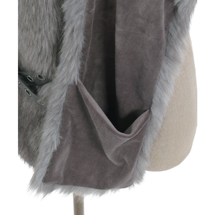 ネコミミファーフードマフラー | axes femme | 詳細画像25 