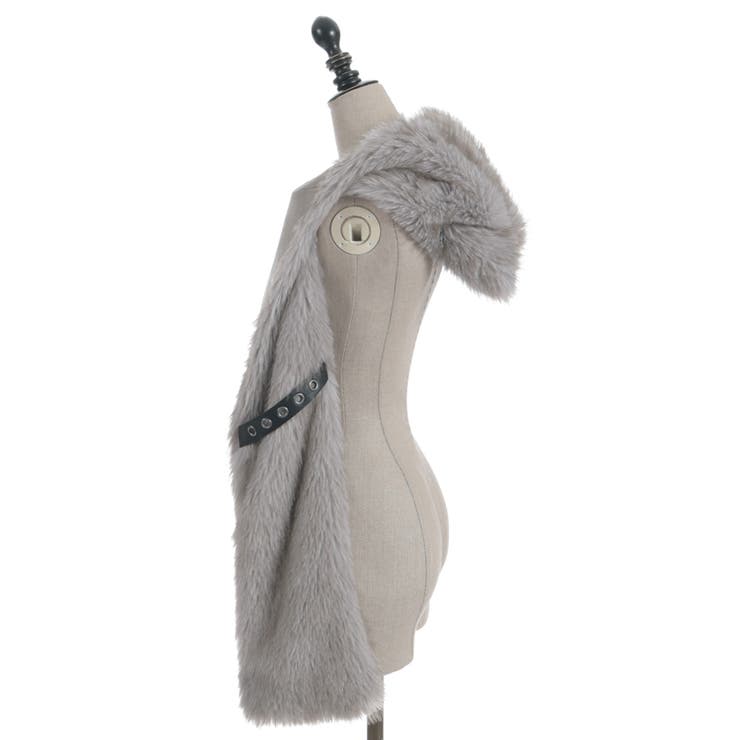 ネコミミファーフードマフラー | axes femme | 詳細画像3 