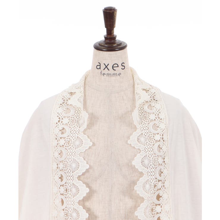 バラ釦UVカットストール[品番：IGAW0001855]｜axes femme
