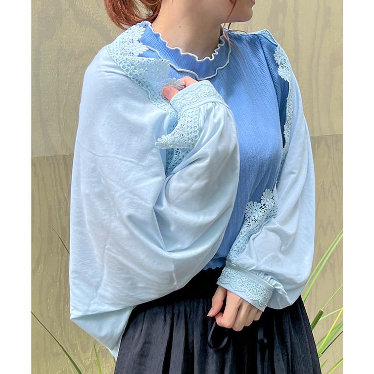 バラ釦付2wayUVストール[品番：IGAW0004996]｜axes femme
