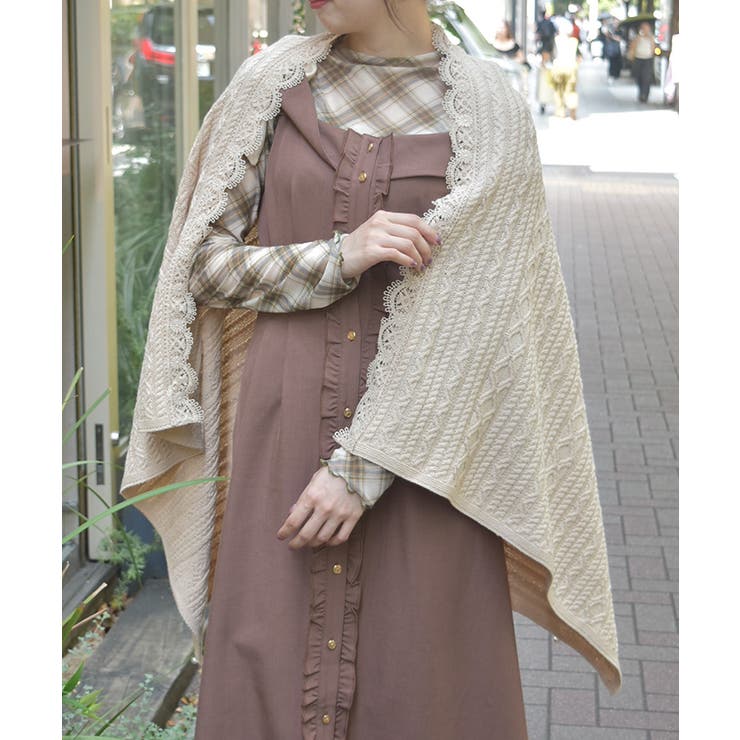 生成り | ２ＷＡＹニットストール | axes femme