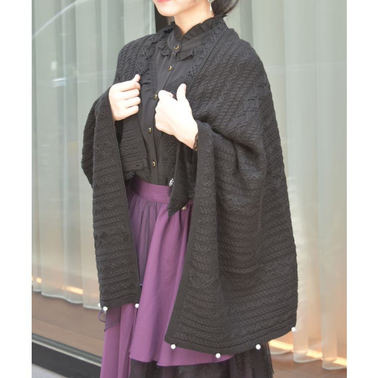 黒 | ２ＷＡＹニットストール | axes femme