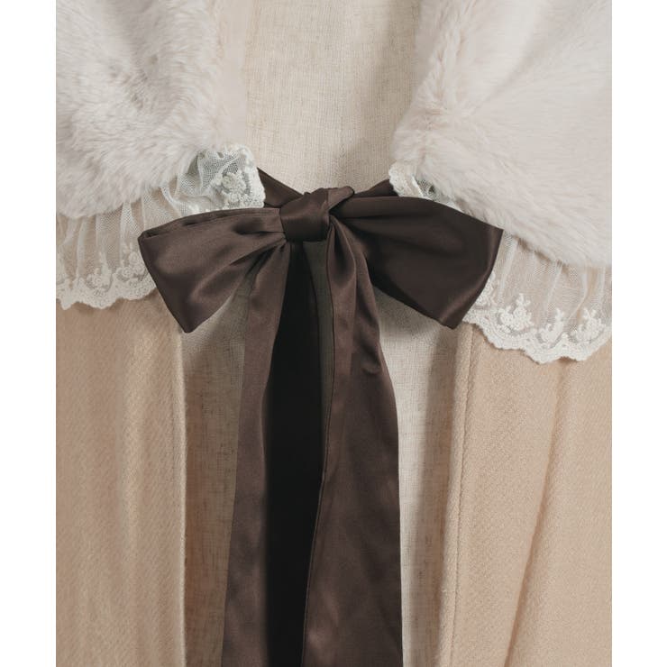 ファーティペット付きストール | axes femme | 詳細画像18 