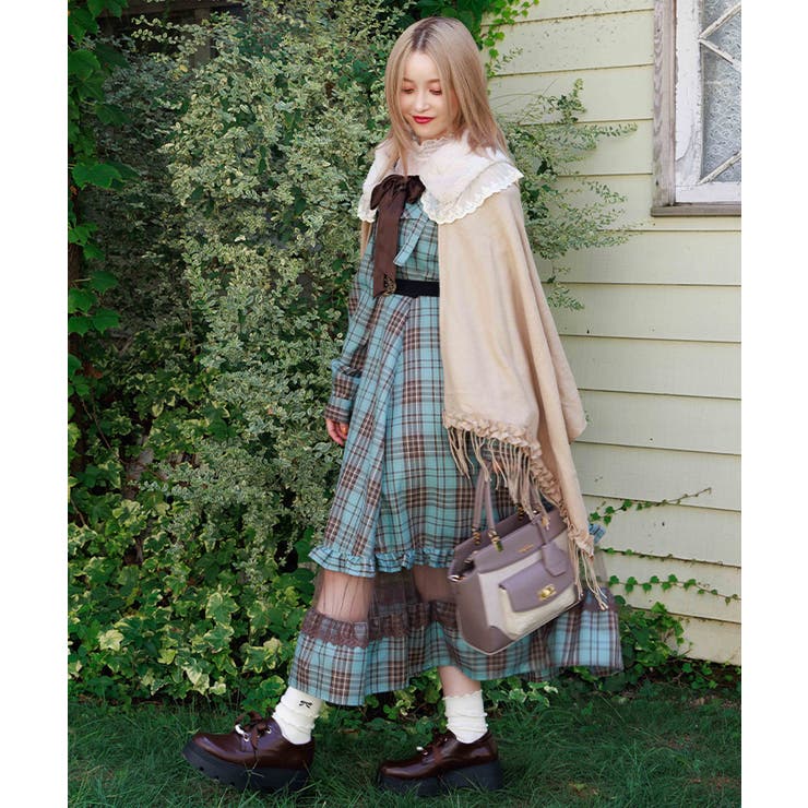 ファーティペット付きストール | axes femme | 詳細画像2 