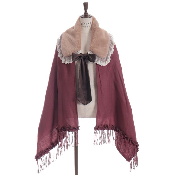 ファーティペット付きストール | axes femme | 詳細画像22 