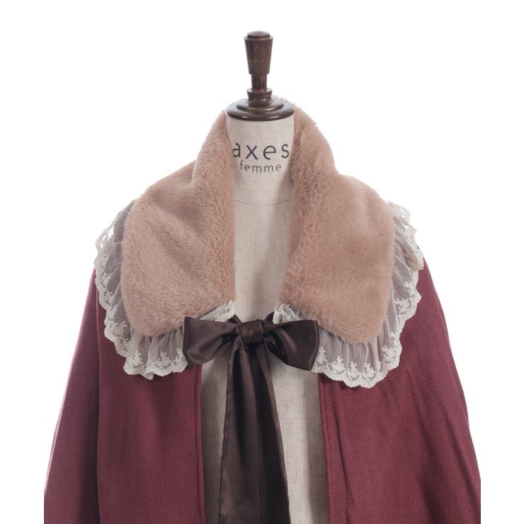 ファーティペット付きストール | axes femme | 詳細画像25 