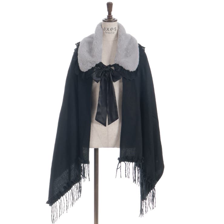 ファーティペット付きストール | axes femme | 詳細画像6 