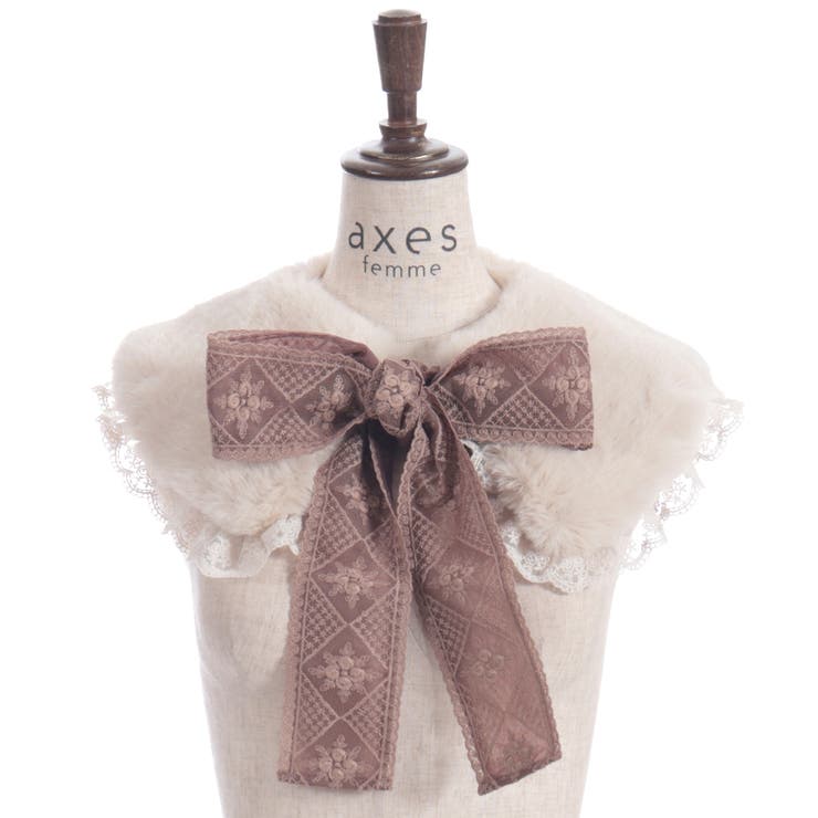 レースリボンファーティペット | axes femme | 詳細画像20 