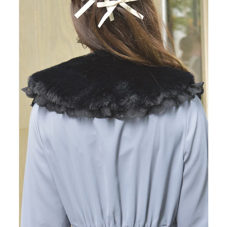 レースリボンファーティペット | axes femme | 詳細画像3 