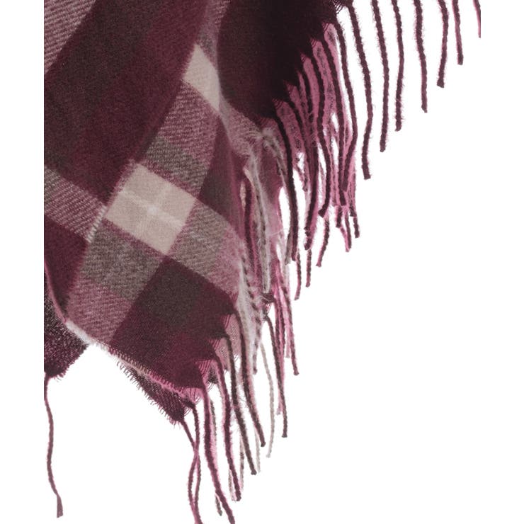 サイドラインチェックポンチョ | axes femme | 詳細画像16 