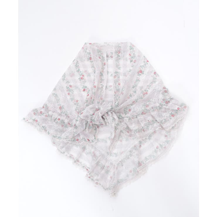 苺柄マルチＷＡＹストール | axes femme | 詳細画像11 