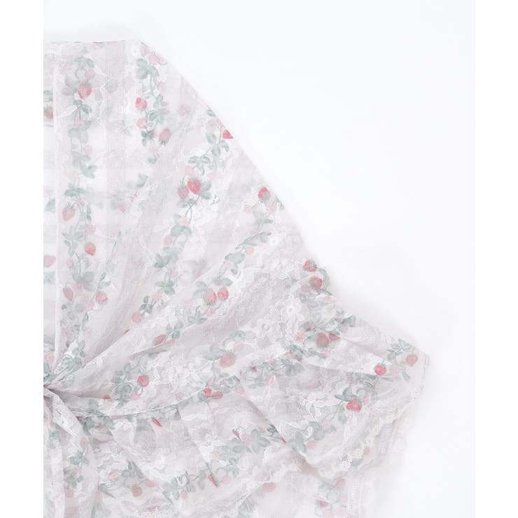 苺柄マルチＷＡＹストール | axes femme | 詳細画像12 