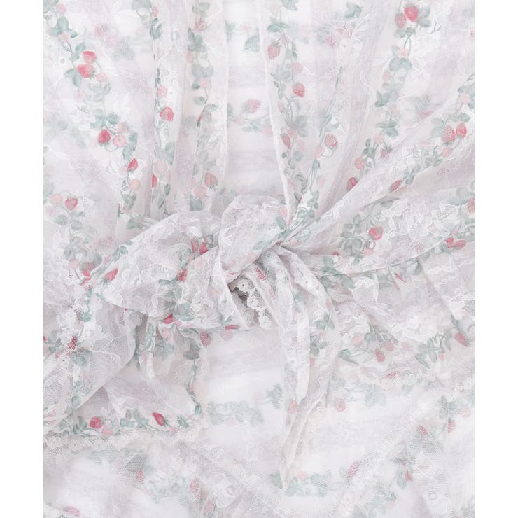 苺柄マルチＷＡＹストール | axes femme | 詳細画像13 